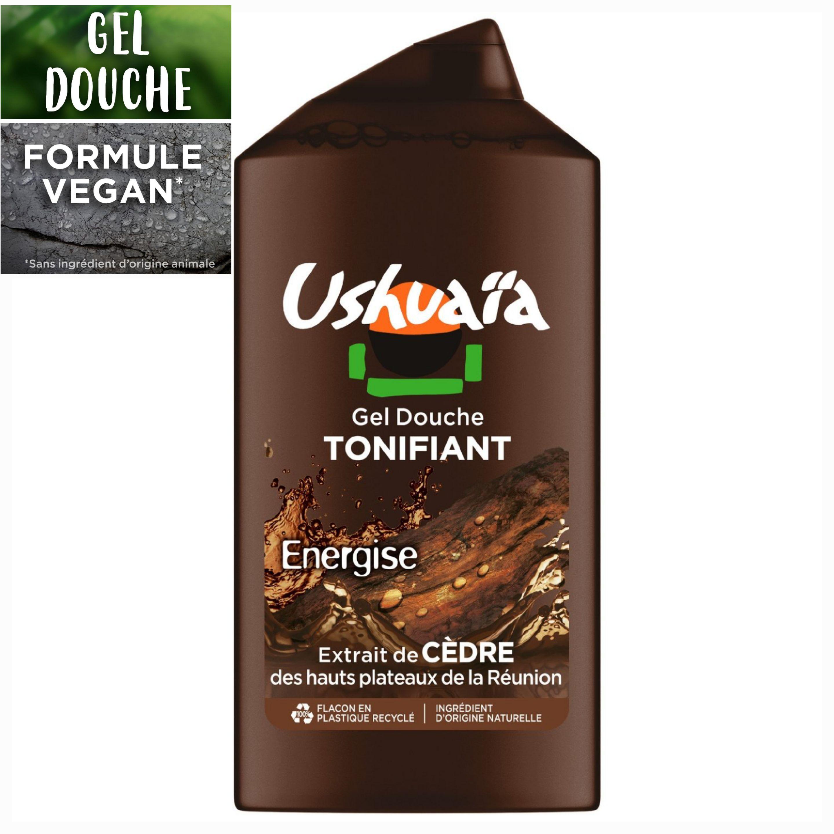 

USHUAIA Toning Shower Gel for Men with Cedar Extract the 300mL bottle