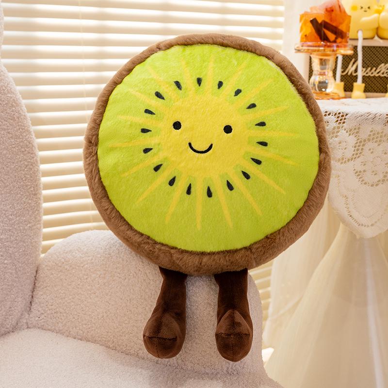 Fruit Series Plush Dolls: Interactive Educational Toys & Cartoon Throw Pillows for Children