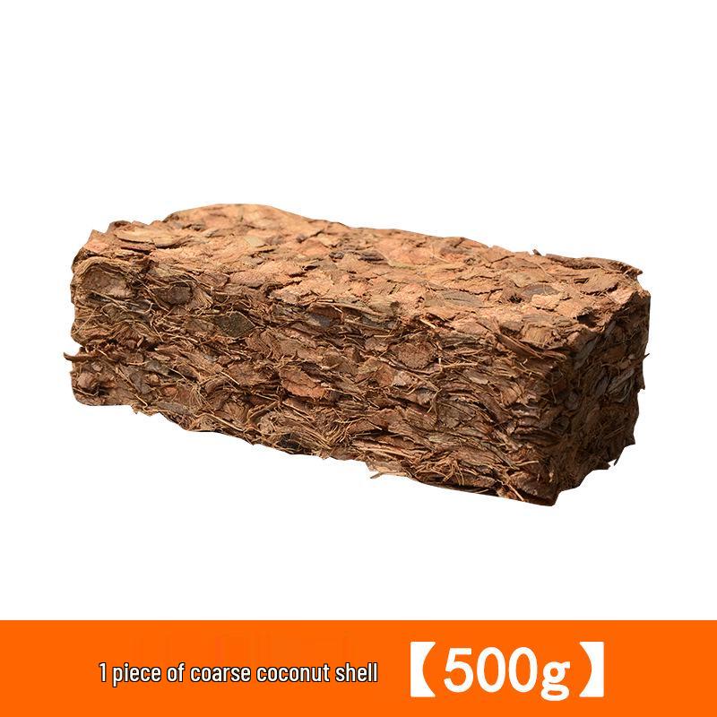 Orchid Nutrient Soil: Small Coconut Husk Bricks & Coarse Fiber for Phalaenopsis/Dendrobium Growing Medium