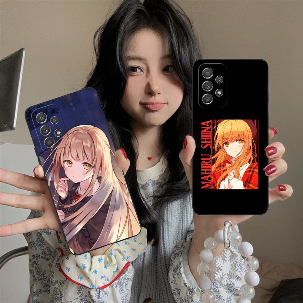 Angel Mahiru Shina Phone Case for Samsung Galaxy M55 54 42 35 34 33 32 23 22 15 14 13 12 F55 5G Soft TPU Shockproof Cover