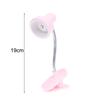1Pc Mini Led Clamp Reading Lamp Night Lights Read Bedside For Bedroom Study Clip Design Home Portable Book Clip Lamp
