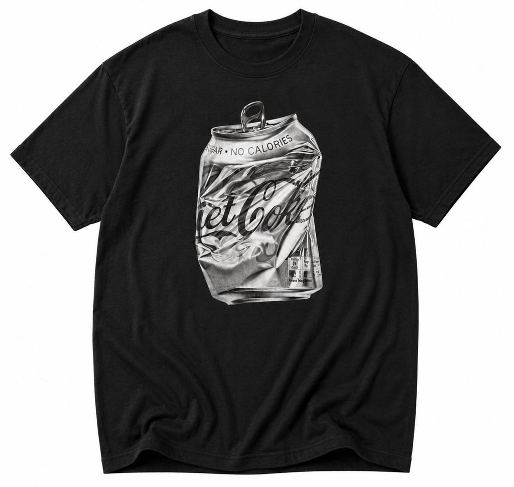 Y2K Diet Coke Graphic Tee Streetwear Shirt, Baggy Oversized Tshirt, Grunge Archive Fashion Tee, Vintage Graphic Tee, Hip Hop Shirt