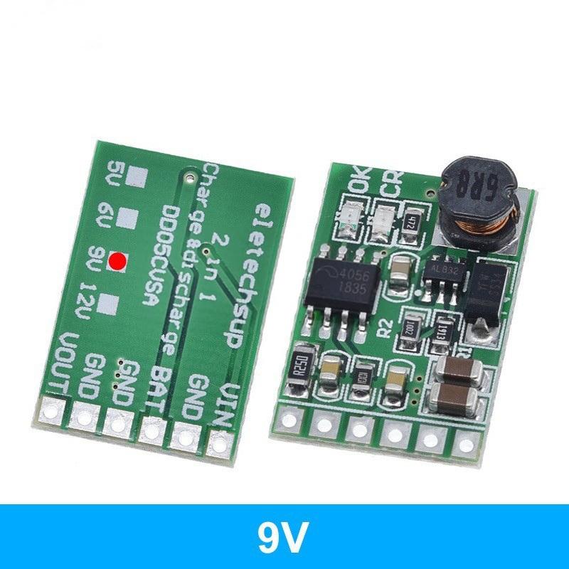 1 sztuka 3,7 V na 5 V/6 V/9 V/12 V DC-DC regulator napięcia podwyższający Dd05Cvsa moduł konwertera podwyższającego dla baterii litowej 1S do banku energii DIY