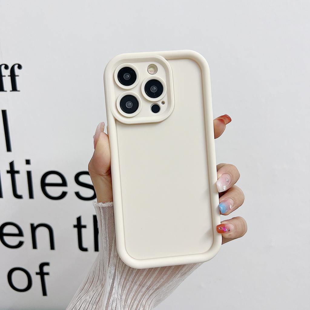 Applicable To Xiaomi 15pro Cartilage Solid Color Tpu Mobile Phone Case Material Can Be Painted Redmi 14c Anti-fall Mobile Phone Case