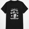 T-shirt graphique Social Distortion Mike Ness Tournée en direct T-shirt de groupe punk rock vintage