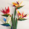 Authentic Touch Artificial Bird of Paradise Long Stem Fake Flower Faux Plants  Wedding Decoration