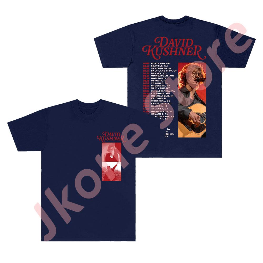 David Kushner Tour Merch Tshirts Summer Women Unisex Fashion Casual Crewneck Short Sleeve Tee Streetwear