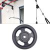 100mm Rope Pulley Wire Rope Reel Nylon Pulley for Ropes DIY Gym Fitness Equipment Cable Machine Wire Rope Pulley Reel