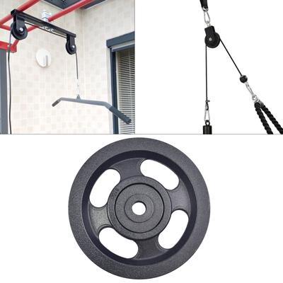 100mm Seilrolle Drahtseilrolle Nylonrolle für Seile DIY Fitnessstudio Fitnessgeräte Kabelmaschine Drahtseilrolle