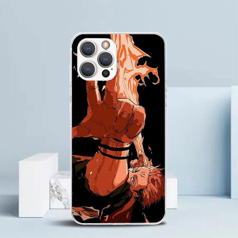Kaisen J-Jujutsu Itadori Yuji Phone Case For IPhone 16 17 Air 16E 15 14 Plus 13 Mini 12 11 Pro Max 7 8 + SE 2020 Soft TPU Back C