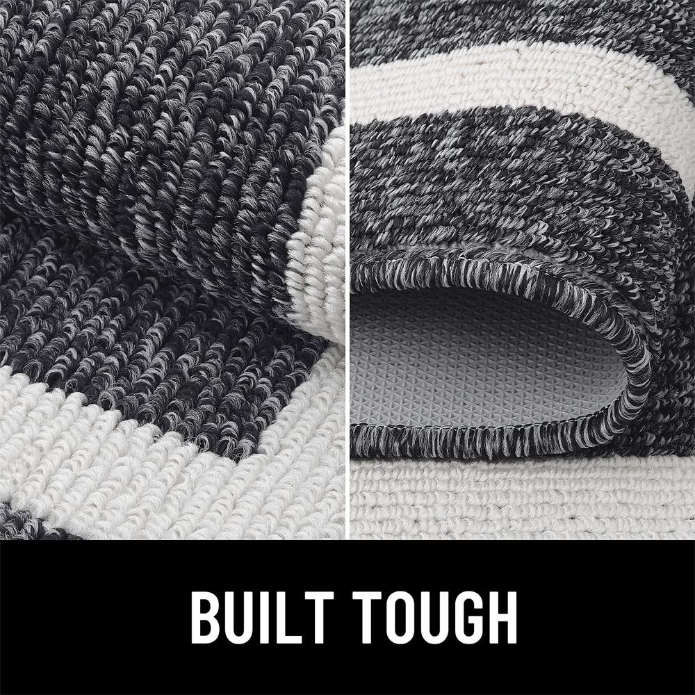 Olanly Indoor Outdoor Door Mats 50x80cm Door Mats Dirt Trapper Soft Doormats Super Absorbent Entrance Rug Non-slip Floor Mat