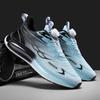 2024 Men's Flyknit Air Cushion Running Shoes with Rotating Buckle - Breathable Ice Silk Mesh for All Seasons