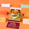 Stylish 2027 Desk Calendar With LED Lights 3D Pages For Home Decoration