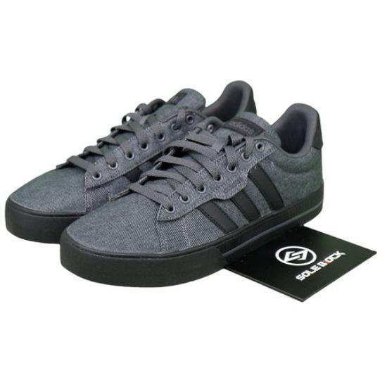 Adidas Daily 3.0 Low Серый Черный Гум - GY5482 EU 40 серый