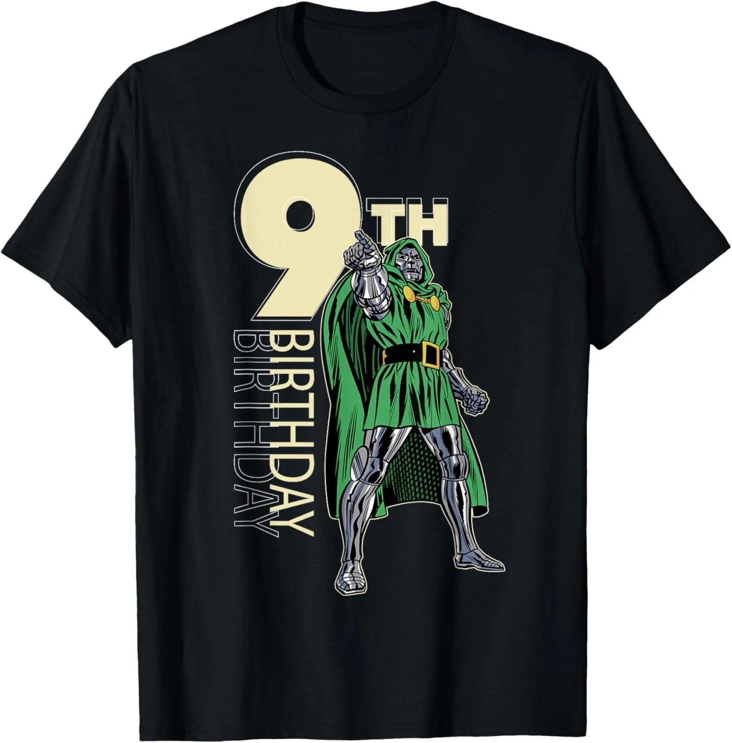 Marvel Comics Retro Dr. Doom 9th Birthday T-Shirt XL