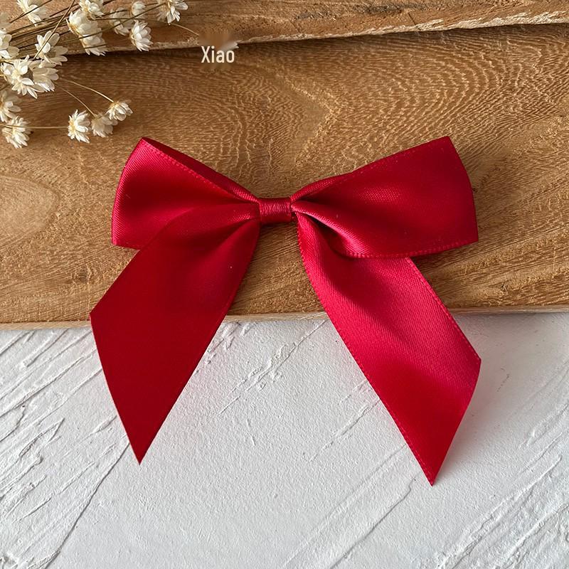 2.5cm Wide Handmade Ribbon Bow Knot for DIY Clothing & Hair Accessories, Card Holders, and Decorations