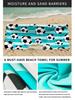 Durable Fade-Resistant Microfiber Football Beach & Pool Towel