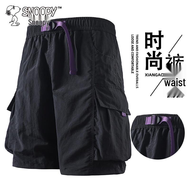 SNOOPY Men's Lightweight Ice-Cool Casual Shorts