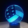 Factory Dropshipping ODM Rechargeable Touch Switch Dog Arylic Panel Box Table Night Lamp  16 Colors Change 3D LED Light