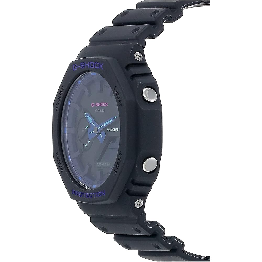 Casio G-Shock GA-2100VB-1A Analog-Digital Men's Watch Black Resin Band