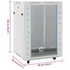 15U Network Cabinet 19  IP20 Gray 60 x 45 x 86 cm