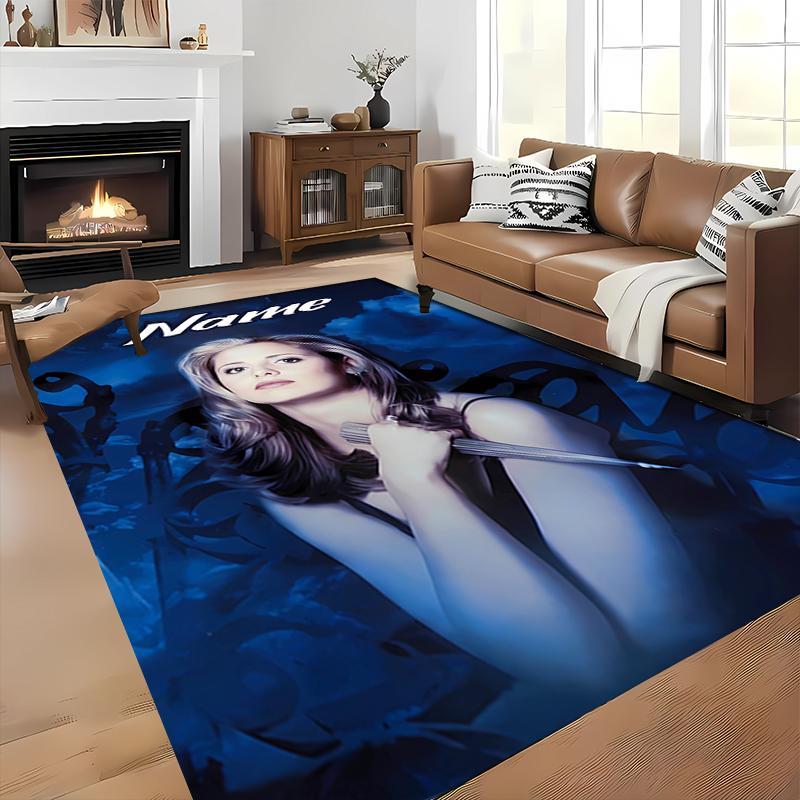 Custom personalization Buffy the Vampire Slayer Area Rug - Perfect For Kitchen, Bathroom,Laundry Room Decor Large Size Available,Gift All Seasons