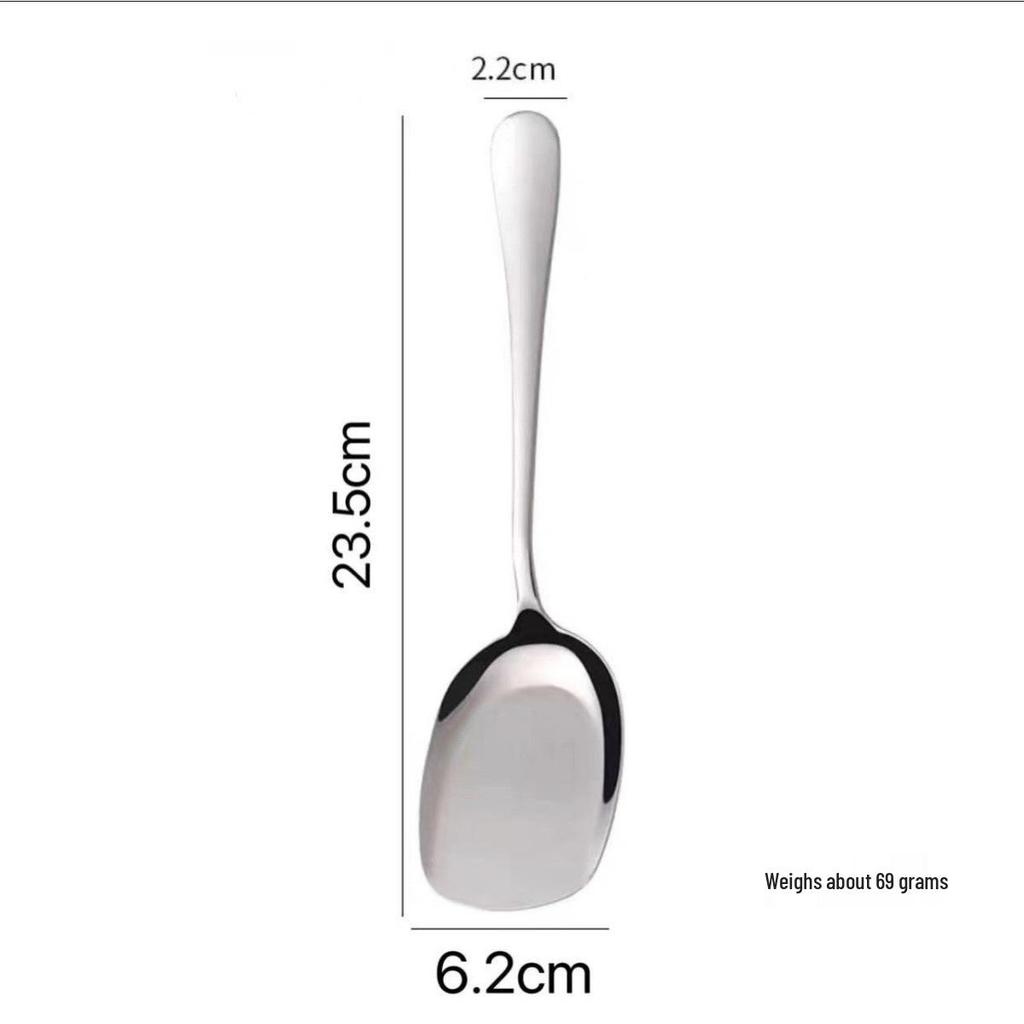 Stainless Steel Long-Handle Buffet and Rice Cooker Serving Spoon