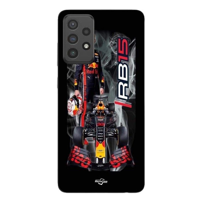 Cover Per Samsung Galaxy A73 Max Verstappen renault sport red bull f1 Maniacase nero