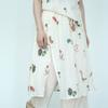 Johnature Women Vintage Print Straight Pants Elastic Waist Loose Patchwork Trousers Summer High Quality Pants