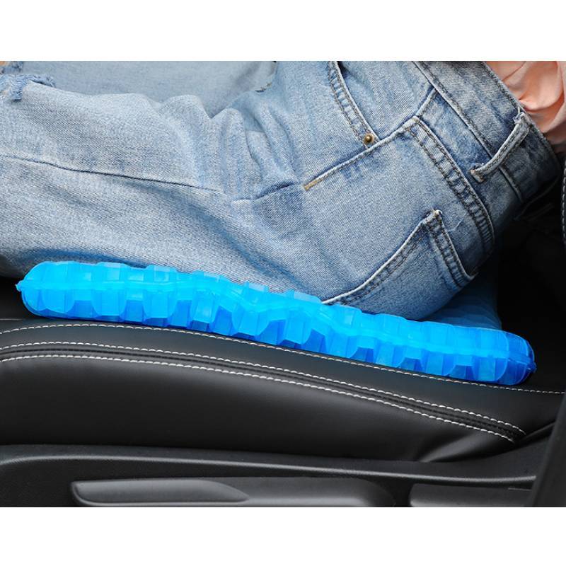Gel Seat Cushion For Office And Car Cooling Summer Gel Padding With Nylon Cover
