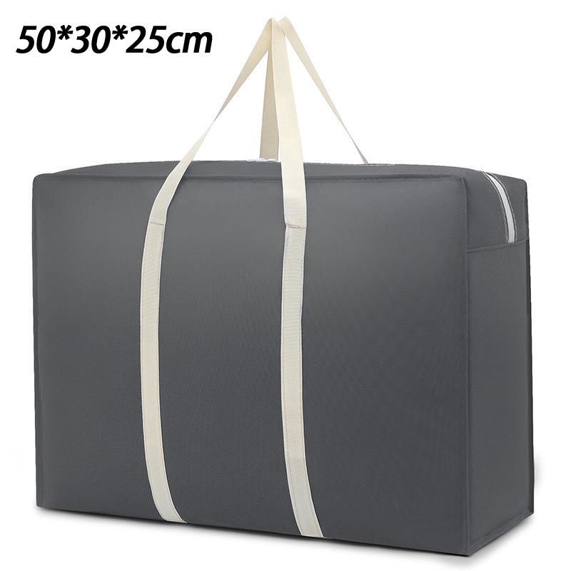 

1 шт. Очень большие водонепроницаемые сумки для переезда, сумка для стирки, покупок, кубы из нетканого материала 80*48*25 см, инструмент для упаковки и хранения дома one size серый