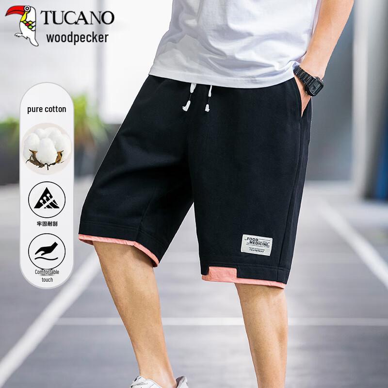 TUCANO Men s Pure Cotton Casual Drawstring Shorts 3XL
