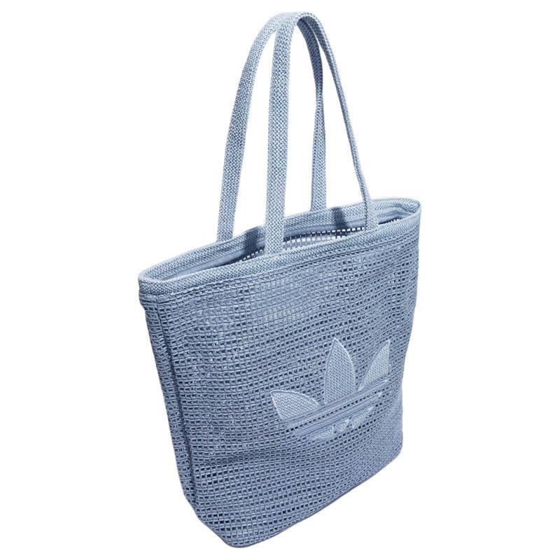 adidas Originals Recycled Polyester Tote Bag, Shopping Bag, Shoulder Bag Women's Blue Adidas KW2006