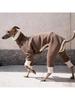 Winter Soft Cotton Dog Jumpsuits,Warm Dog Pajamas Rompers For Whippet Italian Greyhound - Four Legs & Elastic Cotton,For Big Dog