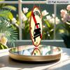 2D Flat, Retro-style, High-end Round Aluminum Wall Decoration, Available in Various Sizes. No Parking Allowed. Suitable for Indoor and Outdoor
