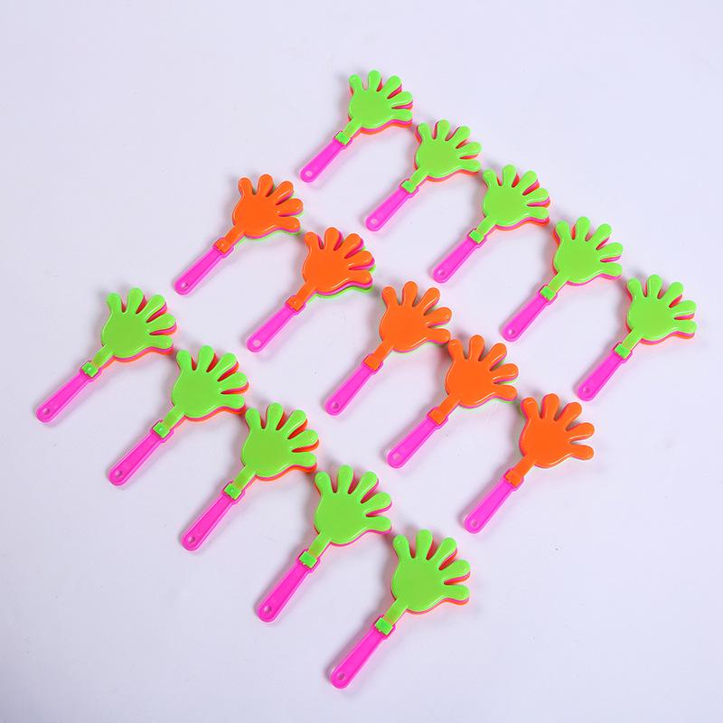 10Pcs Colorful Mini Hand Clapper Cheering Props Clap Your Hands Toys For Kids Birthday Party Favors Baby Shower Pinata Fillers