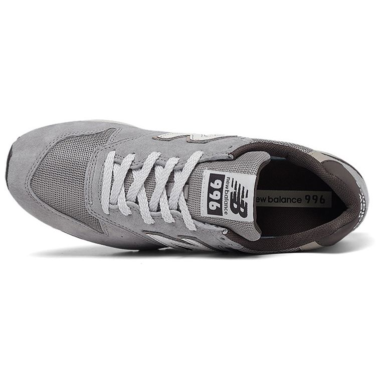 New Balance Nb 996 Comfortable Sports Fabric Leather Low Top Marathon Running Shoes Unisex sneaker Gray CM996KW2