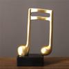 3PCS Music Note Decor Musical Sculpture Statue Resin Music Note Figurine For Home Piano Gifts Resin Ornaments