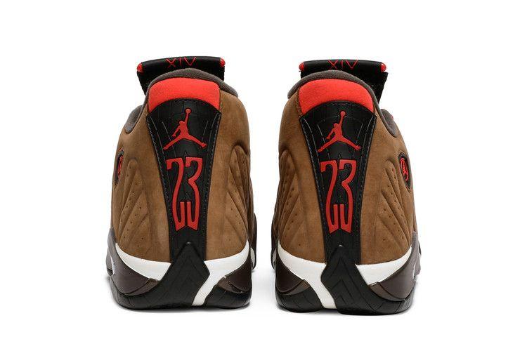 Men's Sneakers Jordan 14 Retro Winterized Archaeo Brown Ginger/Black-White-University Red