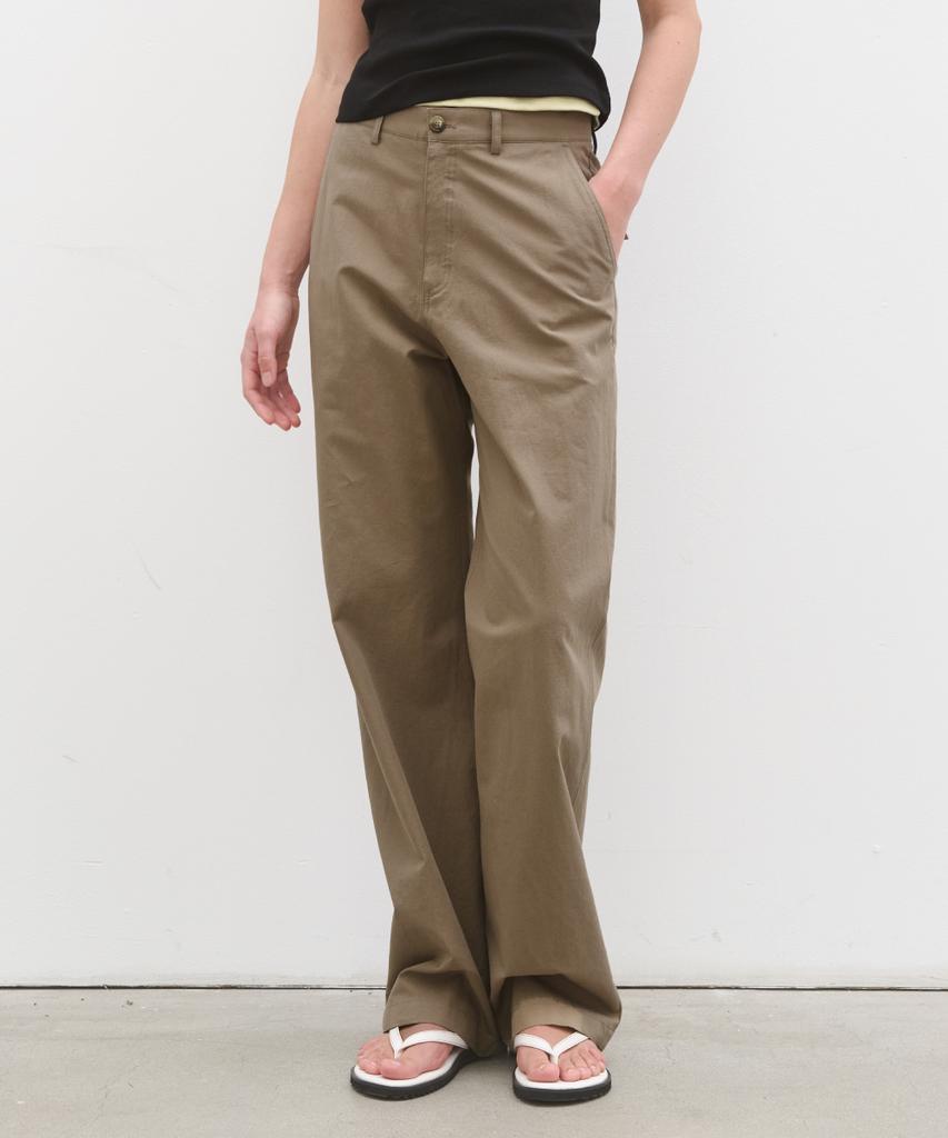 POSZER Paper Linen Chino Pants (Warm Brown)