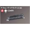 Kyoto Machinery Tools Nepros Socket Set NTB320A Drive 20 kusů 1 set (KTC) Úhel 9,5mm
