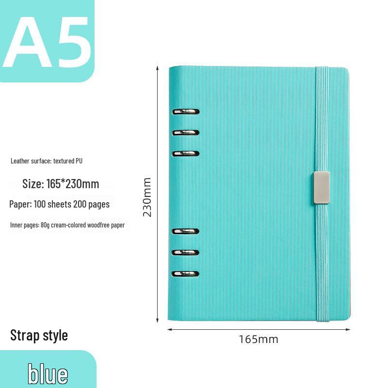 A5 Flexible Leather Business Planner and Student Diary Binder A5