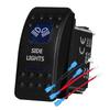 12v/24v Blue Led Light 5 Pin On Off SPST Rocker Switch 7 Pin On Off On ARB Carling Style Car Boat Waterproof Pump Push Switch