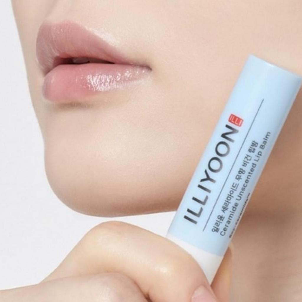 ILLIYOON Ceramide Unscented Vegan Lip Balm Deep Hydration Smooth Lips 3.2g