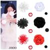 Jisoo Style Handmade Rose Ring Flower For Dance Performance And Parties