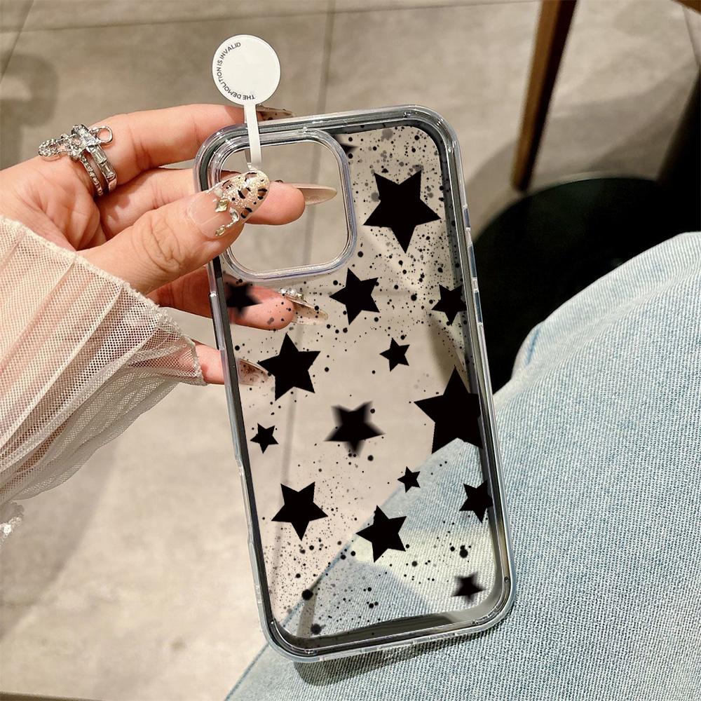 Love Heart Phone Case For iPhone 16 Pro Max Case iPhone 13 14 11 12 15 17 Pro Max 17 Air 2 IN 1 Transparent Soft Silicone Cover