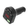 Transmisor Bluetooth Luz Ambiental Integrada Carga Rápida Llamadas Manos Libres Reproductor de Música MP3 para Coches
