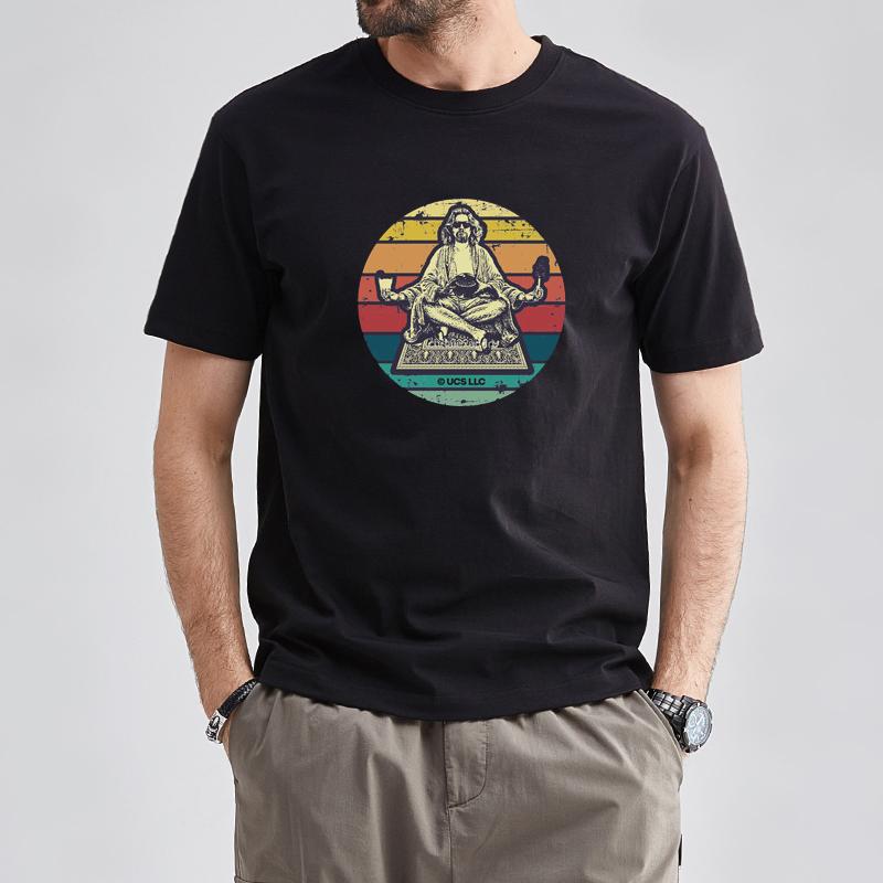 Dude The Big Lebowski Unisex Unisex Unisex Tops Tee Graphic Tshirts Vintage Funny ShortSleev Birthday Present Unisex T Shirts