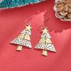Christmas Star & Pine Cone Pendant Sweater Chain Necklace