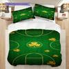 Celtics Spirit Green White Glory Three-piece set(1 * duvet cover + 2 * pillowcase, without core)Duvet cover and pillowcase Soft and comfortable